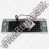 Olcsó Slim *Multimedia* PS/2 keyboard, Black-silver DE (German) (IT8492)